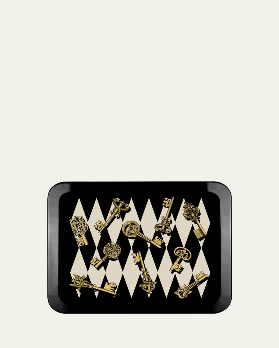 Chiavi Gold e Rombi Tray - 48x60 cm